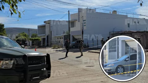 Casa baleada y vandalizada en la Revolución, en Culiacán