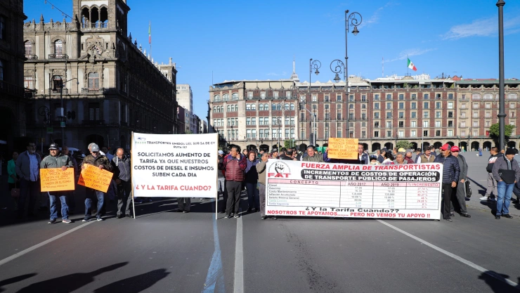 Protesta de Fuerza Amplia de Transportistas