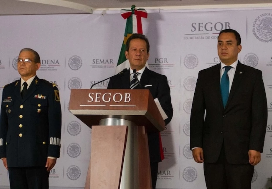 El vocero del Gabinete de Seguridad del gobierno de la República, Eduardo Sánchez Hernández