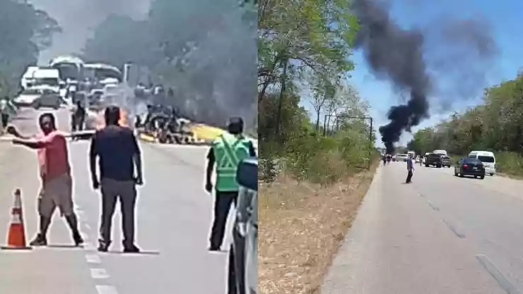 Incendio de la avioneta en la carretera Kaua - Xcalacoop_ ¿Cuáles son las 5 claves para entender lo que pasó con la aeronave?