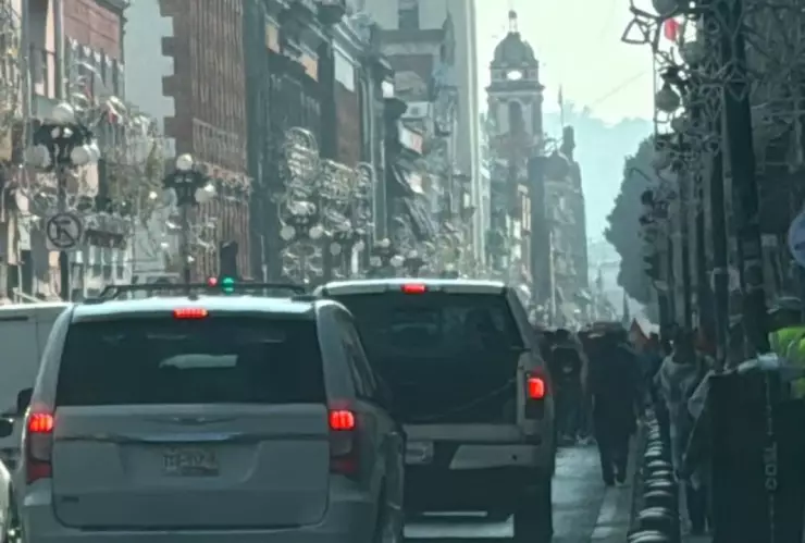 cierres en el centro de Puebla hoy 10 de diciembre de 2025
