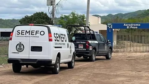 Dos hombres asesinados en el Aerodrómo en El Pozo, Imala en Culiacán..jpg