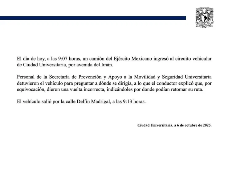 UNAM ejercito