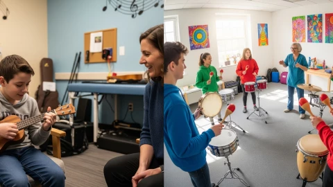 Sesión de producción musical terapéutica cambia la vida de pacientes 