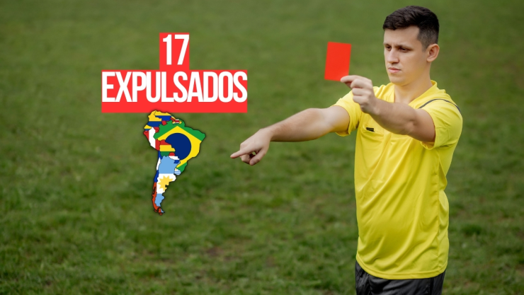 Nadie puede creer que en esta liga de Sudamérica hubo 17 expulsados en un partido