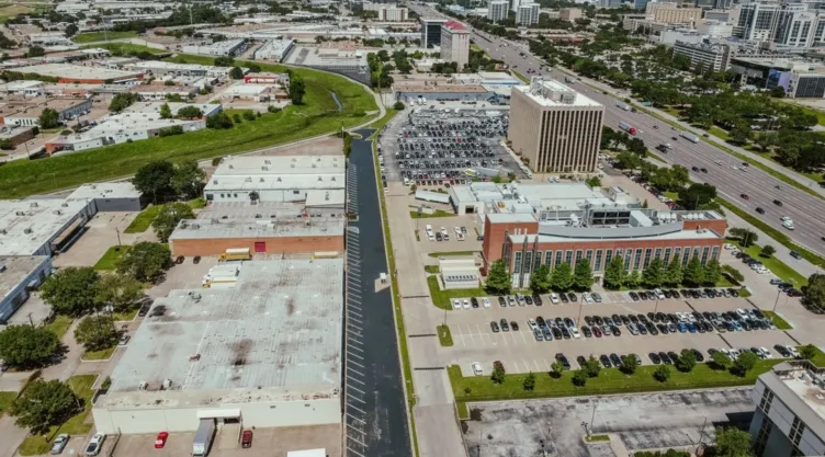 Imagen de una parte del Design District de Dallas, en Texas.