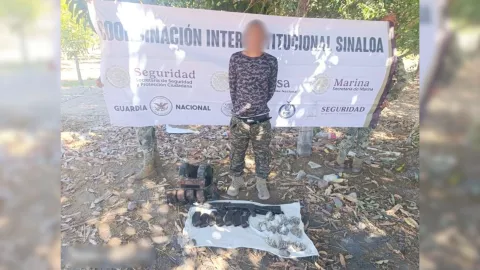 Detenido en campamento de Escuinapa