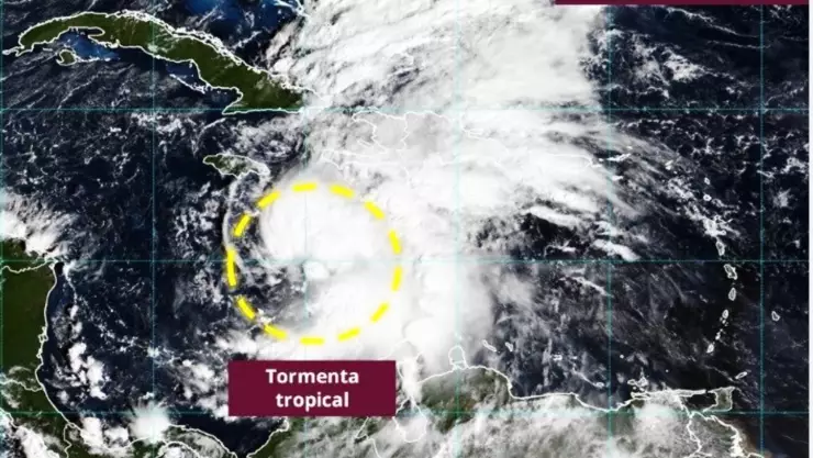 VIDEO: Así se ve la fuerza de la tormenta tropical Melissa en su trayectoria por el Caribe antes de ser huracán