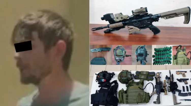 Capturan a estadounidense con credencial de la CIA y un arsenal en Edomex