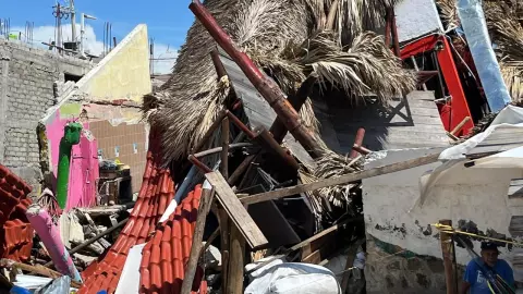 Acapulco y Puerto Marqués tras el paso del huracán John