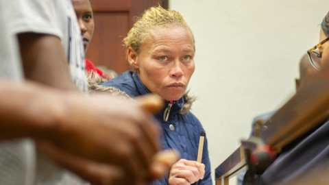 Kelly Smith, madre de Joslin, durante la audiencia.