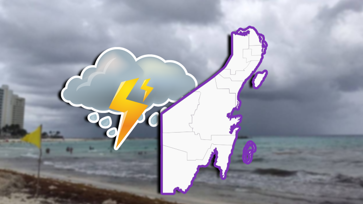 Estos son los MUNICIPIOS en los que LLOVERÁ hoy 23 de diciembre de 2025 en Quintana Roo.webp