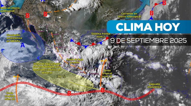 Lluvias y clima en México