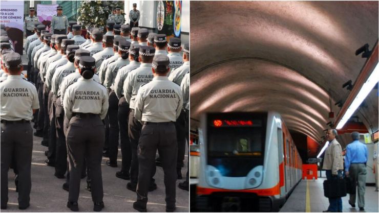 Sheinbaum pide presencia de Guardia Nacional en Metro CDMX
