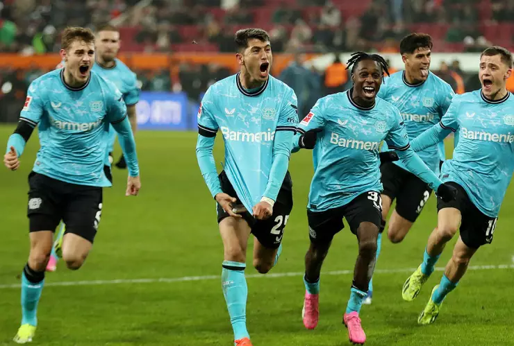 Gol del Bayer Leverkusen en la Bundesliga