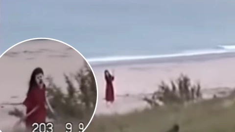 La verdad detrás del ATERRADOR VIDEO de una mujer en la playa.png