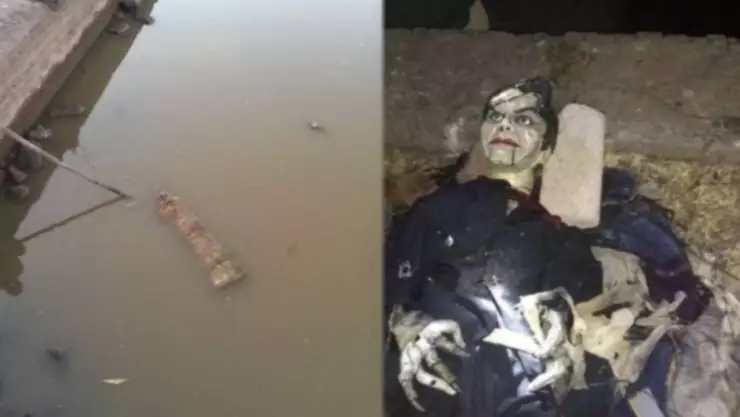 VIDEO El macabro hallazgo de muñeco ventrílocuo en el Río Bravo