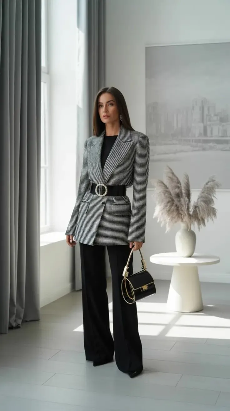 Outfits mujer con cinturón