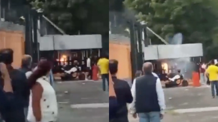Encapuchados toman el CCH Vallejo y lanzan bombas molotov al interior del plantel