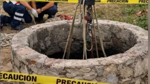 Abuelito murió tras caer a un pozo dentro de vivienda en Chiautla de Tapia