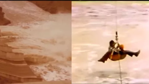 La tormenta que hizo que abrieran las compuertas de La Presa de Tijuana