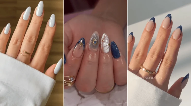 5 diseños de uñas en azul que podemos usar en la oficina para lucir manos juveniles.png