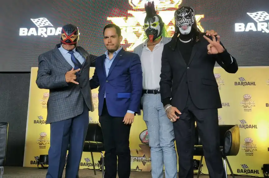 Conferencia de prensa Triplemania 30 Lucha Libre AAA