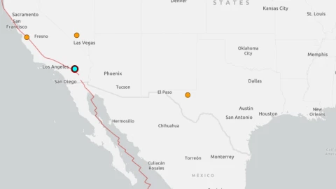 Última hora: Se registran 2 sismos hoy lunes 19 de enero en California