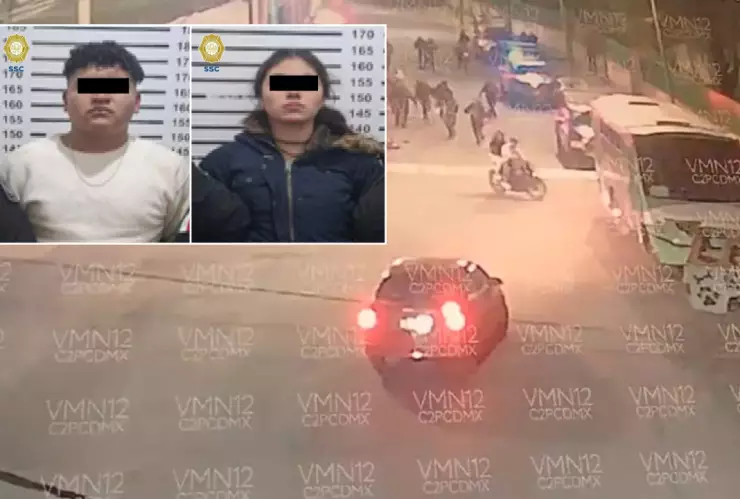 Dos jóvenes fueron detenidos al ser señalados de atropellar al policía de CDMX.