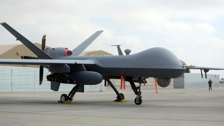 Un avión no tripulado MQ-9 de Estados Unidos
