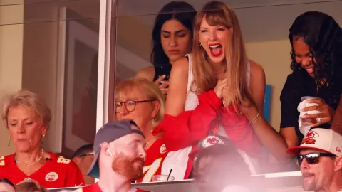 Taylor Swift ha ido a dos partidos de los Chiefs para apoyar a Travis Kelce