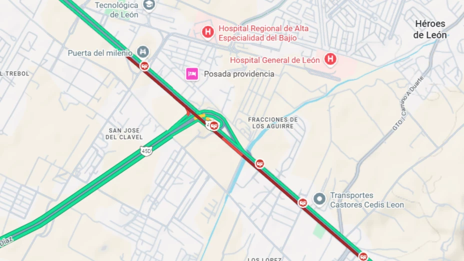 Accidente viales en León