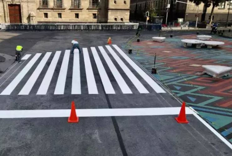 Así luce el Zócalo peatonal de la CDMX inspirado en Tenochtitlán