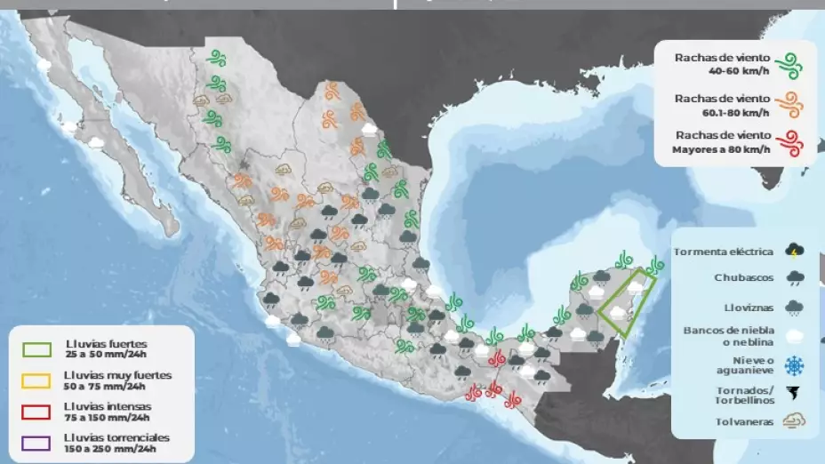 ¿Habrá lluvias el Día de San Valentín en México? Este es el pronóstico para el 14 de febrero