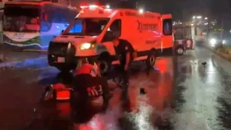 Así un hombre quedó gravemente herido tras ser atropellado en Xicotepec; responsable se fugó 