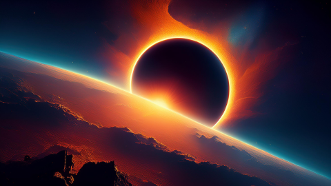 Eclipse solar anillo de fuego Tuxtla