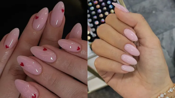 uñas rosas