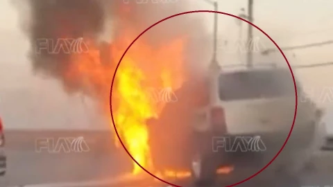 incendio camioneta periférico ecológico