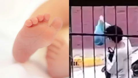 Bebé abandonado en Tultitlán, Edomex.