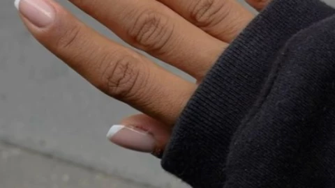 estilos uñas cortas naturales cuadradas