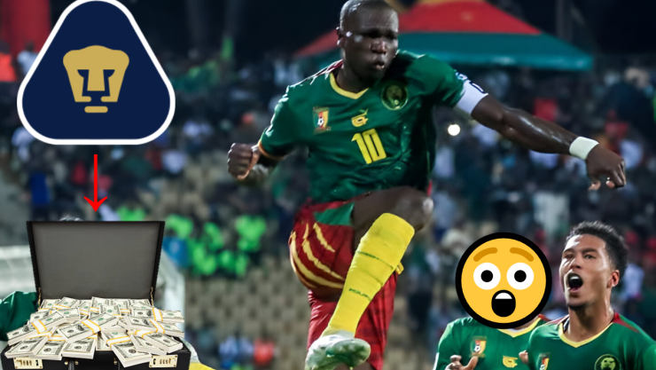 Esta es la verdadera FORTUNA que pagaría Pumas por el fichaje de Vincent Aboubakar