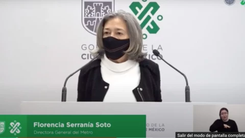 Florencia Serranía, directora del Sistema Metro. 