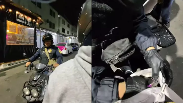 VIDEO: Exhiben a policías de CDMX extorsionando a motociclista en Tepito
