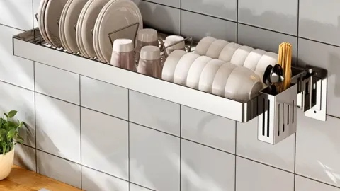 Escurridor de platos de aluminio