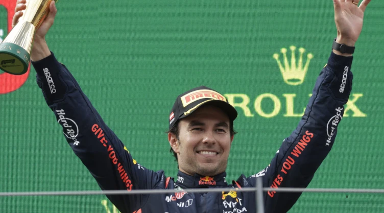 Checo Pérez, tercero en el GP Austria