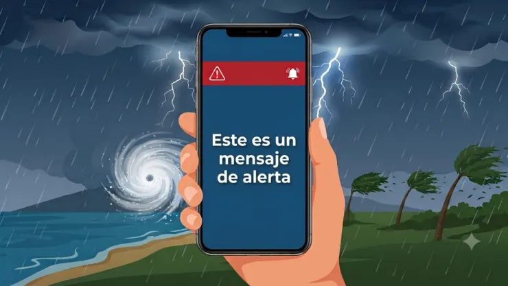 Alerta en celulares por lluvias y huracanes; esto incluirá el mensaje