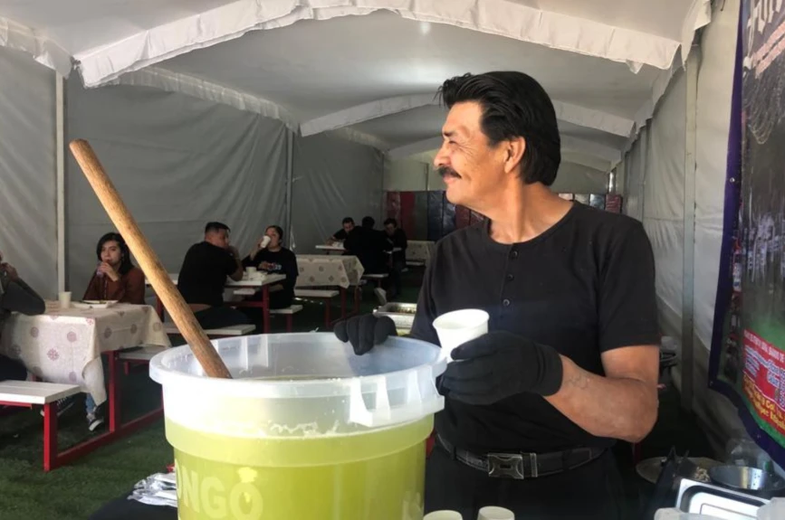 Ricos y deliciosos platillos tuvimos en el centro de acopio