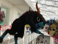 Fuerza, elemento plasmado en las piñatas del museo.