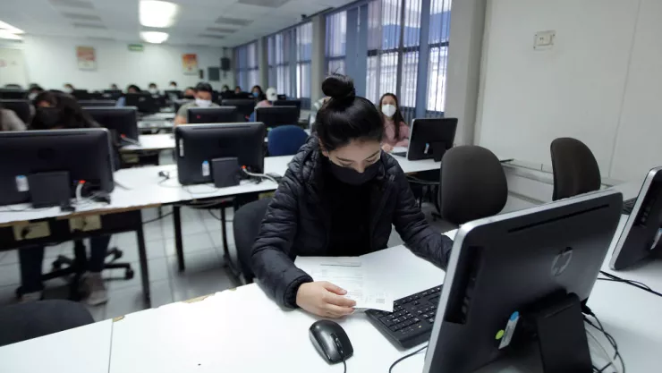 Admission Test At Queretaro University As Mexicans Adapt To New Normal