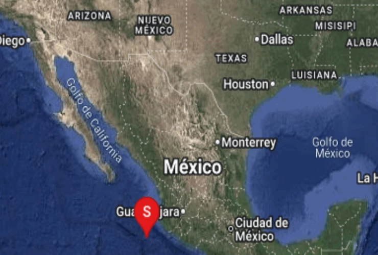 Se registra sismo en Jalisco de magnitud 5.5